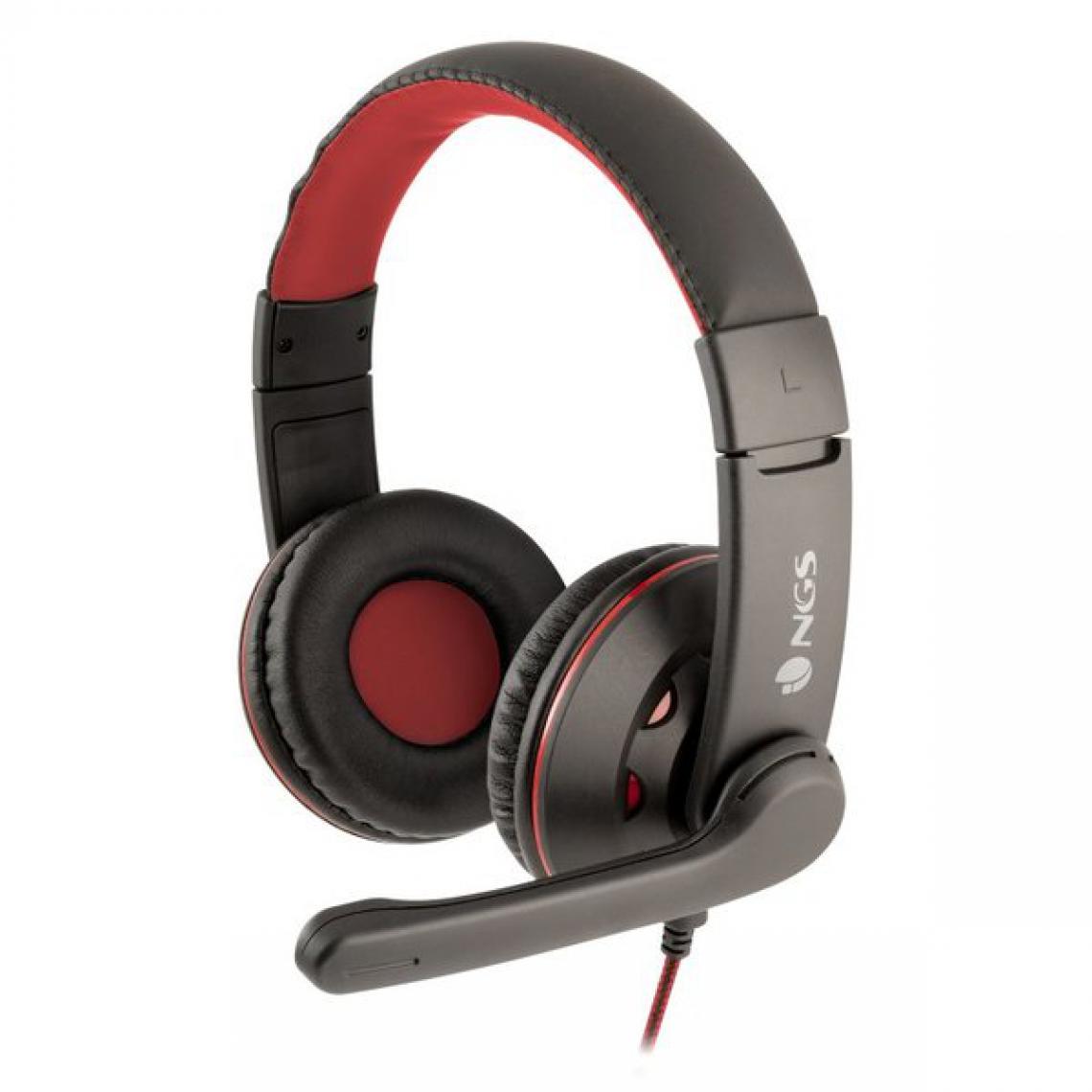Ngs - Casque avec Microphone Gaming NGS VOX420DJ PC, PS4, XBOX, Smartphone Noir - Micro-Casque