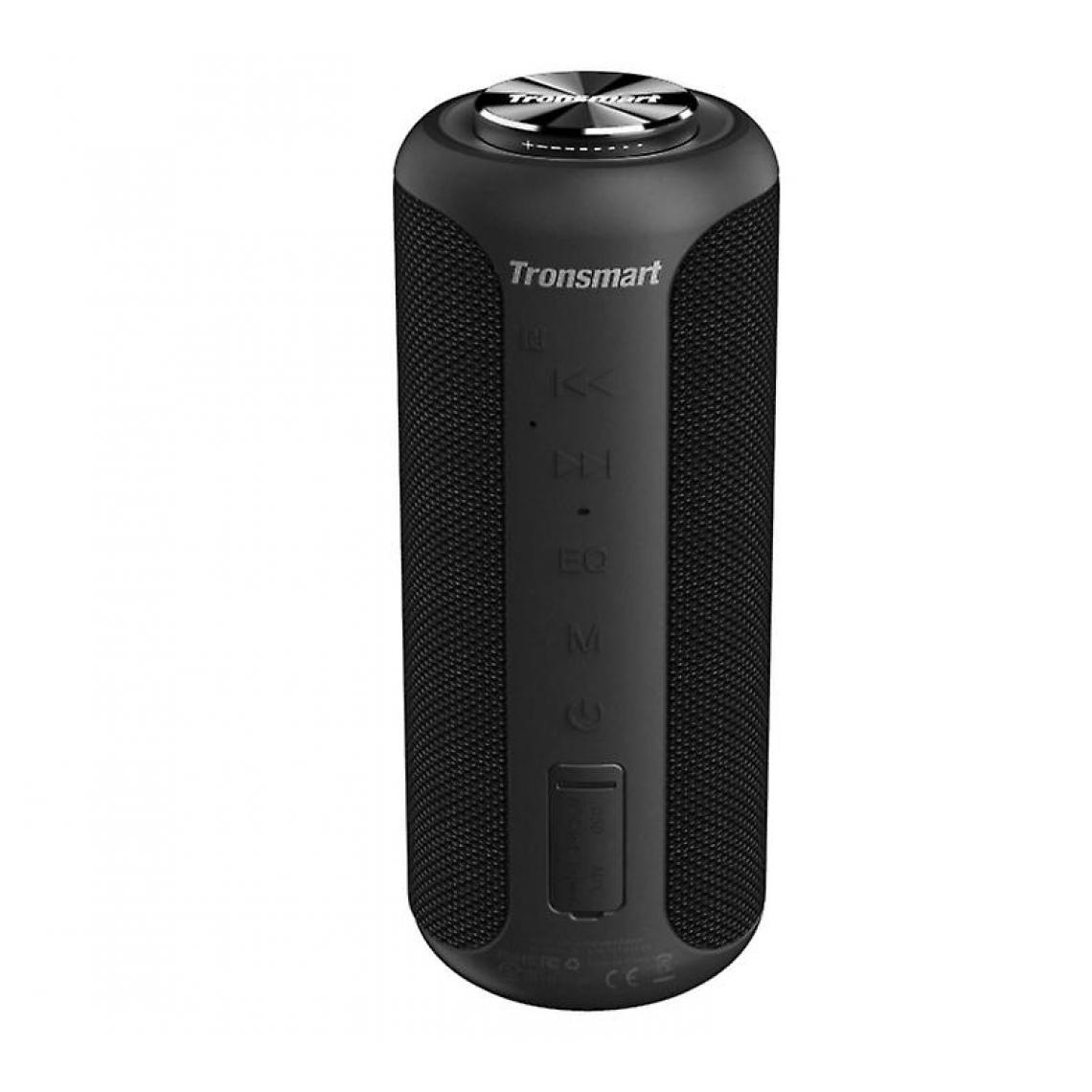 Universal - Tronsmart T6 Plus Upgraded Edition 40W Wireless Outdoor Bluetooth Speaker 5.0 with NFC connection, 360 ° surround sound, tri-bass effects, power bank, waterproof IPX6, voice assistant(Black) - Enceintes Hifi
