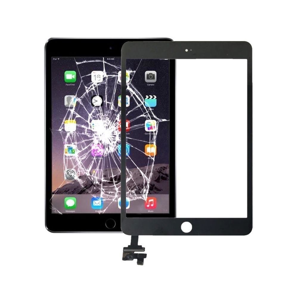 Wewoo - Noir pour iPad mini 3 Touch Panel + IC Chip - Accessoires et Pièces Détachées
