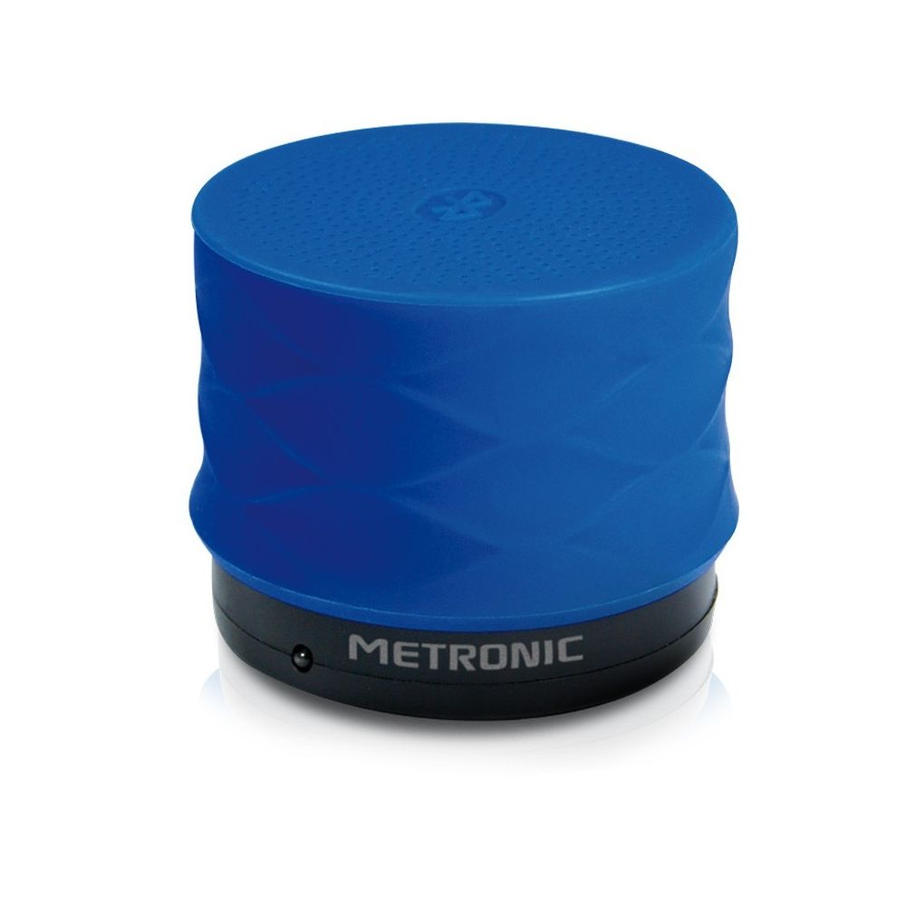 Metronic - Mini enceinte Bluetooth nomade 3 W et adaptateur HIFI - bleu - Enceinte nomade