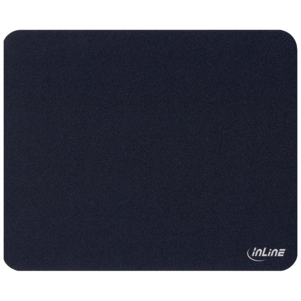 Inline - Tapis de souris InLine® antimicrobien ultra-mince 220x180x0,4mm noir - Tapis de souris