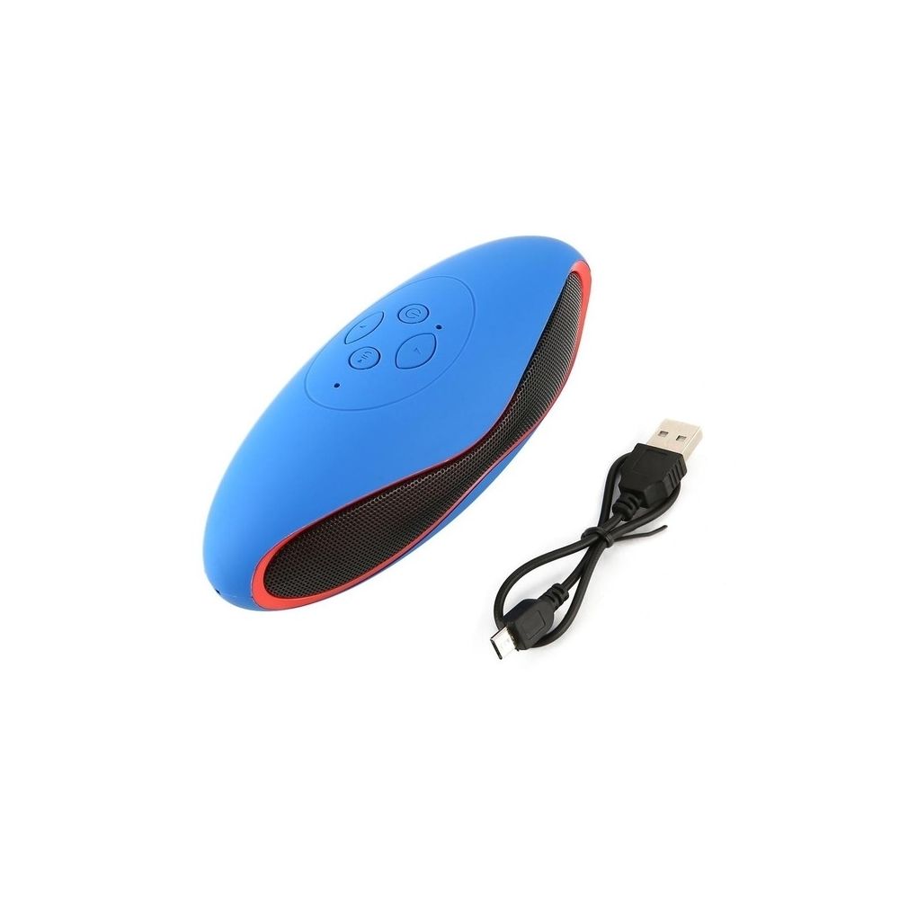 Wewoo - Mini enceinte Bluetooth haut-parleur portable Système de son 3D Stéréo Musique Surround TF colonne acoustique Super Bass (bleu) - Enceintes Hifi
