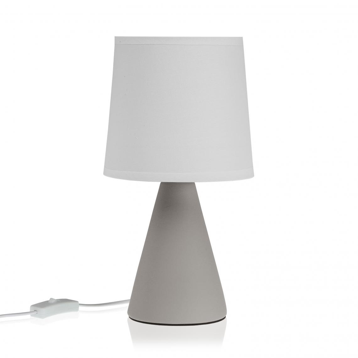 3S. x Home - Lampe de table Gris SLIVE - Lampes à poser