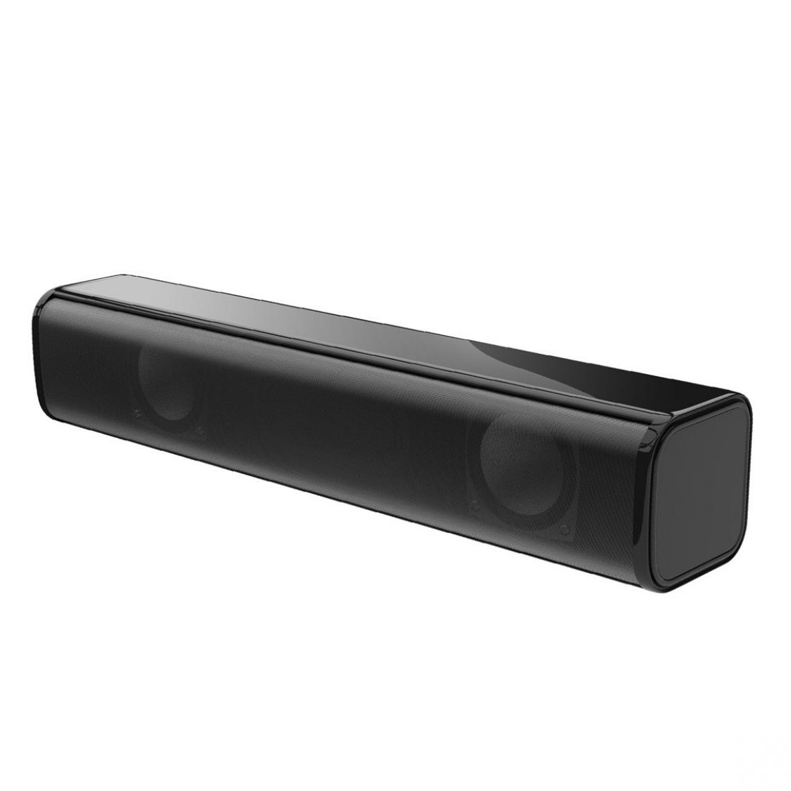 Wewoo - Enceinte Bluetooth HXSJ Q2 Mini Ordinateur portable à usage domestique de bureau Filaire Subwoofer Haut-parleur lourd Noir - Enceintes Hifi