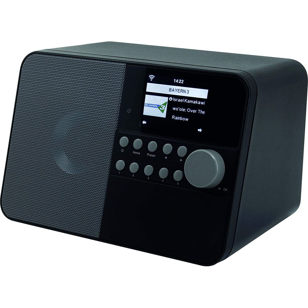Soundmaster - Radio portable internet WIFI avec écran 2,4 pouce 5W noir - Radio