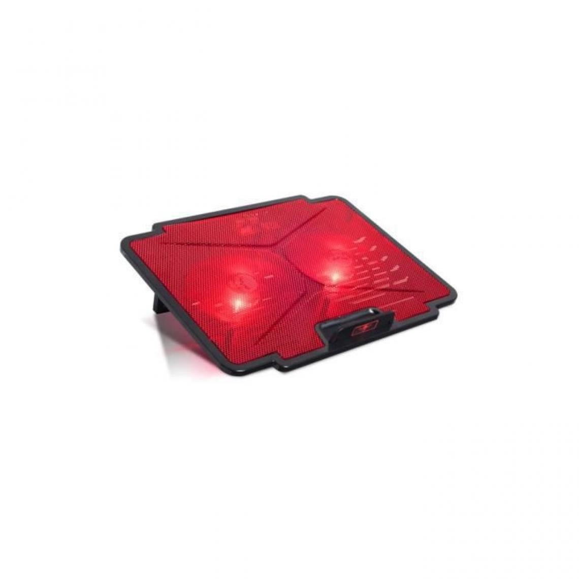 Spirit Of Gamer - Spirit Of Gamer Refroidisseur PC AirBlade 100 Red - 15.6 - Double ventilateurs LED - Noir / Rouge - Kit watercooling
