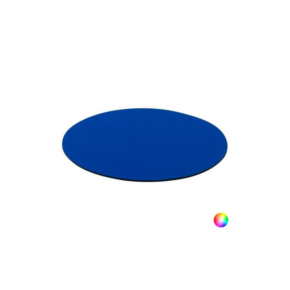 Totalcadeau - Tapis de souris en polyester et silicone - Tapis 20 cm pour ordinateur PC portable Couleur - Bleu - Souris