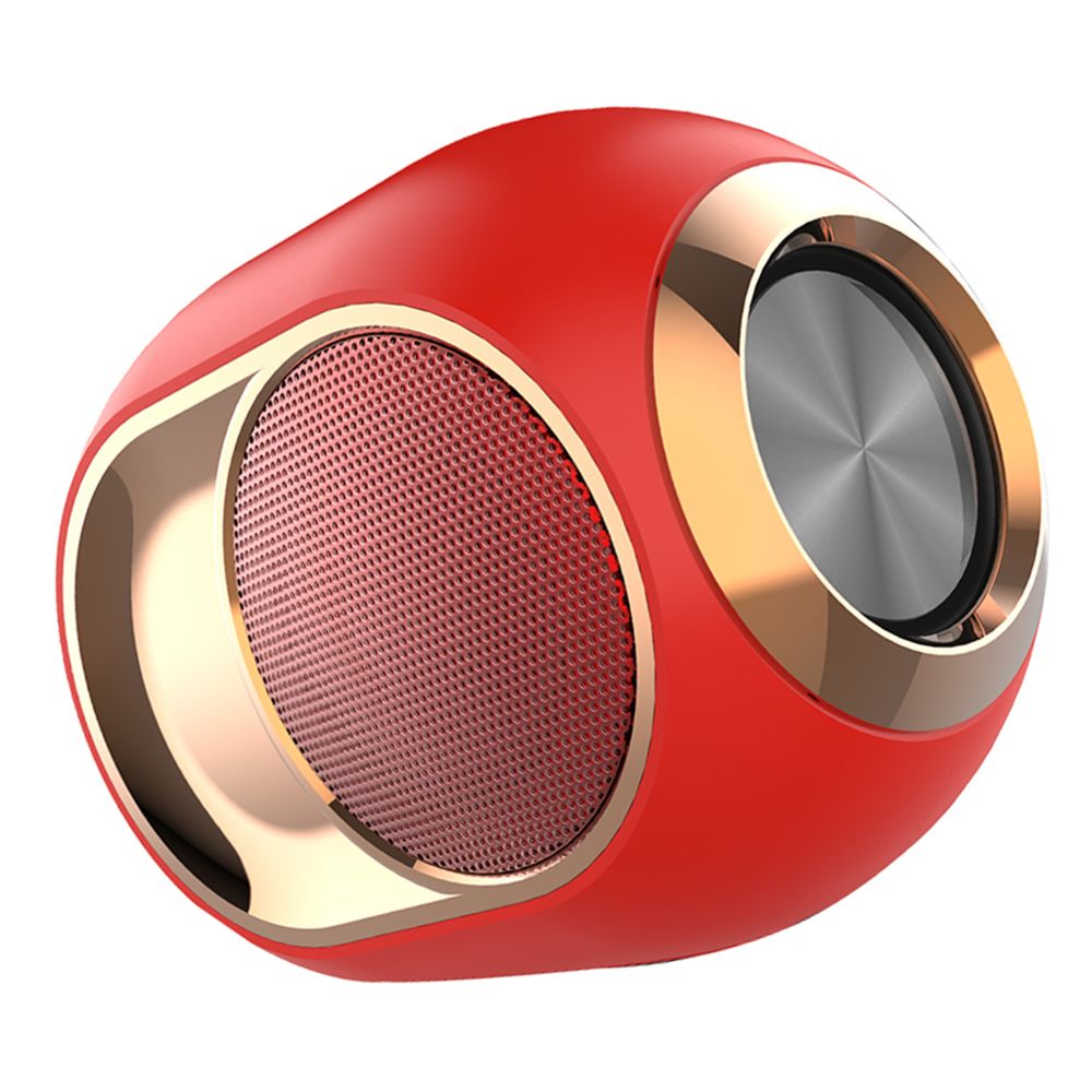 marque generique - X6 Double Canal TWS Bluetooth Haut-parleur 1200mAh Stéréo Musique Rouge - Barre de son