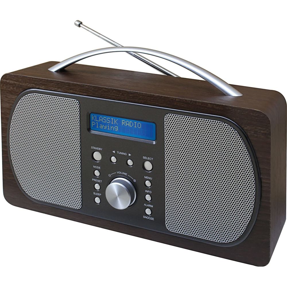 Soundmaster - Radio portable DAB+ FM PLL 4W marron noir - Radio