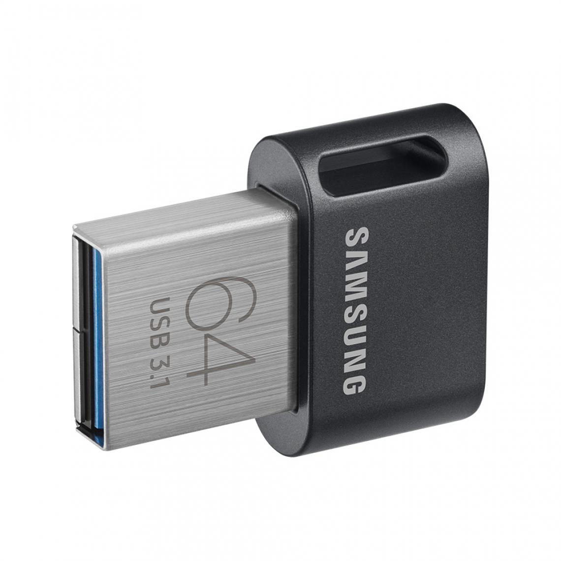 Samsung - CLE USB SAMSUNG 64G USB 3.1 FIT PLUS - VITESSE LECTURE JUSQU'A 200Mo/S - MUF-64AB/APC - Clés USB