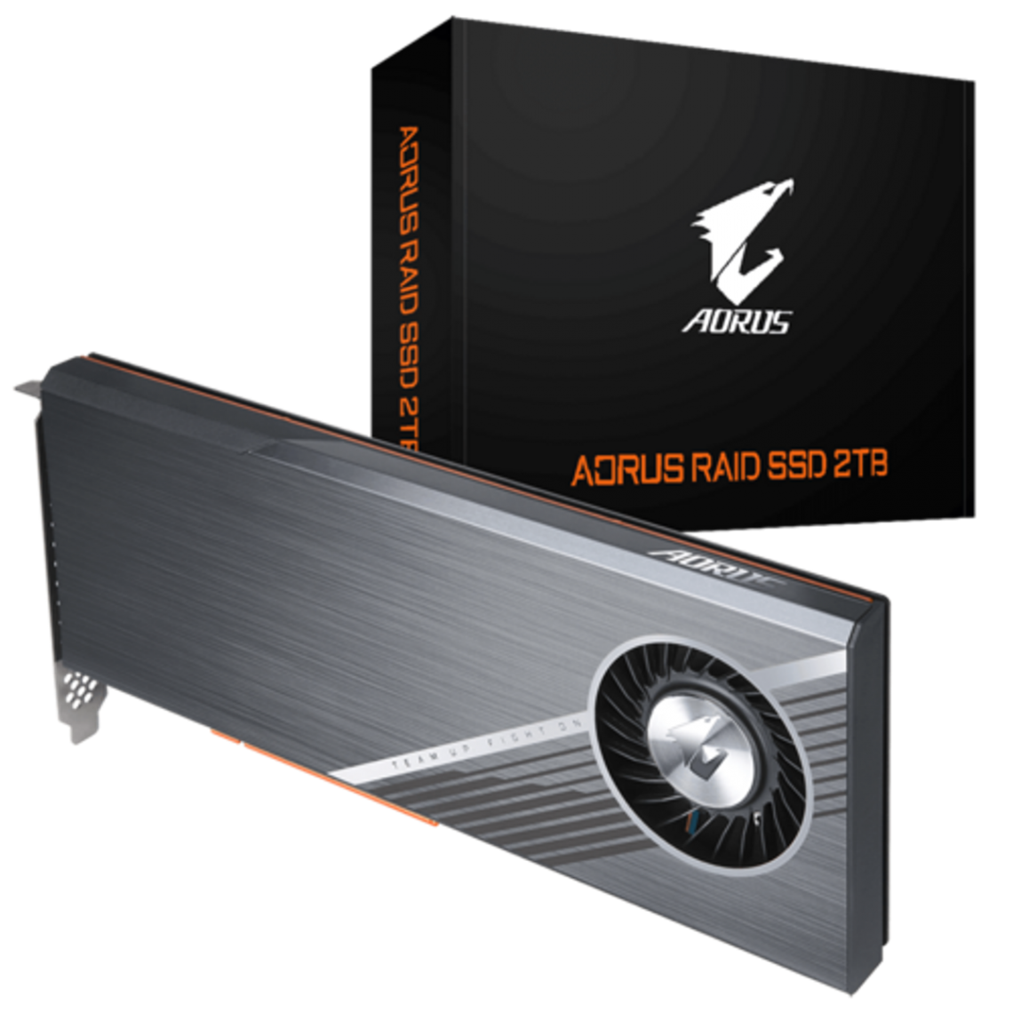 Gigabyte - Aorus Raid SSD 2 To - PCI Express 3.0 8x - NVMe 1.3 - Lecture sequentielle : 6300 Mo/s - Ecriture sequentielle : 6000 Mo/s - SSD Interne