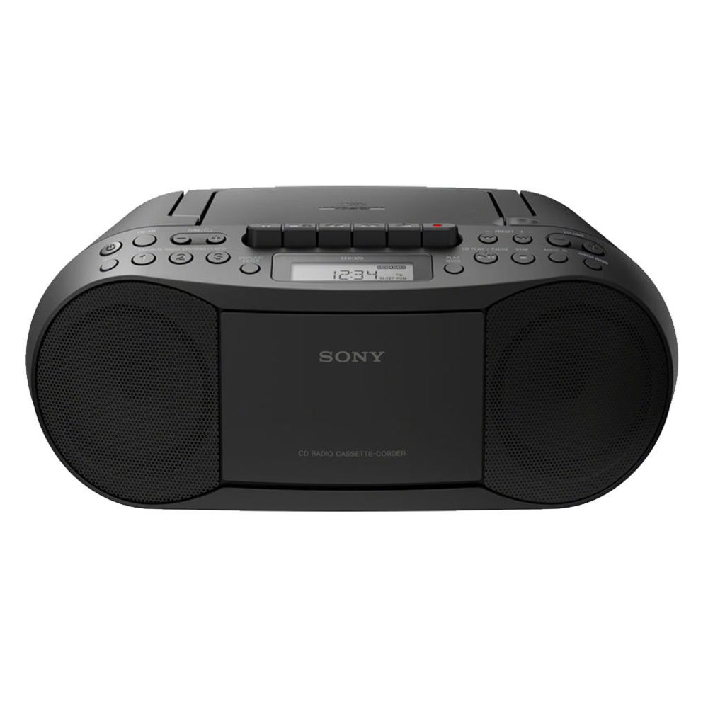 Sony - Radio CD/K7/MP3 Boombox - Noir - Chaînes Hifi