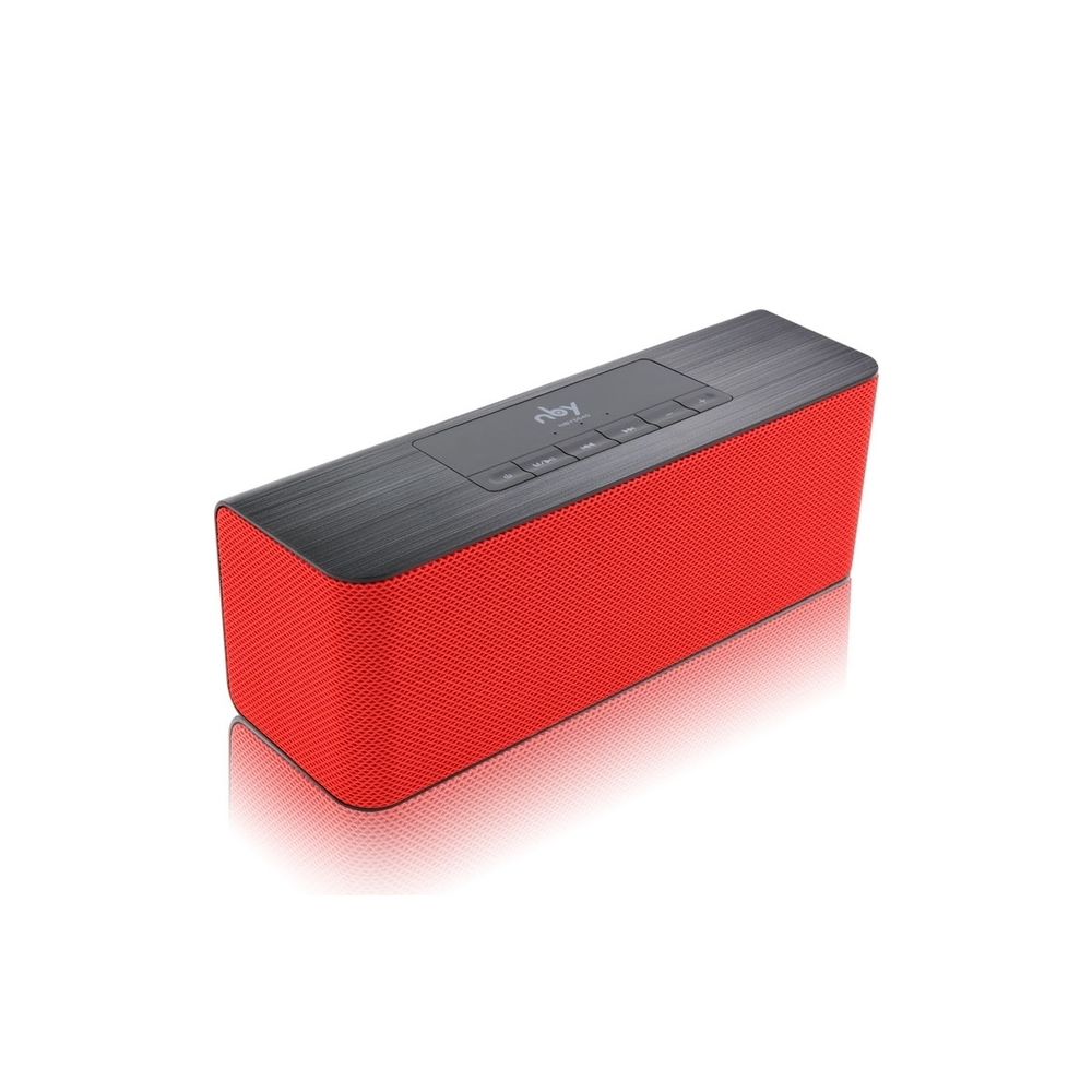 Wewoo - Enceinte Bluetooth Haut-parleur sans fil portable haute définition avec double carte micro TF et lecteur MP3 (rouge) - Enceintes Hifi