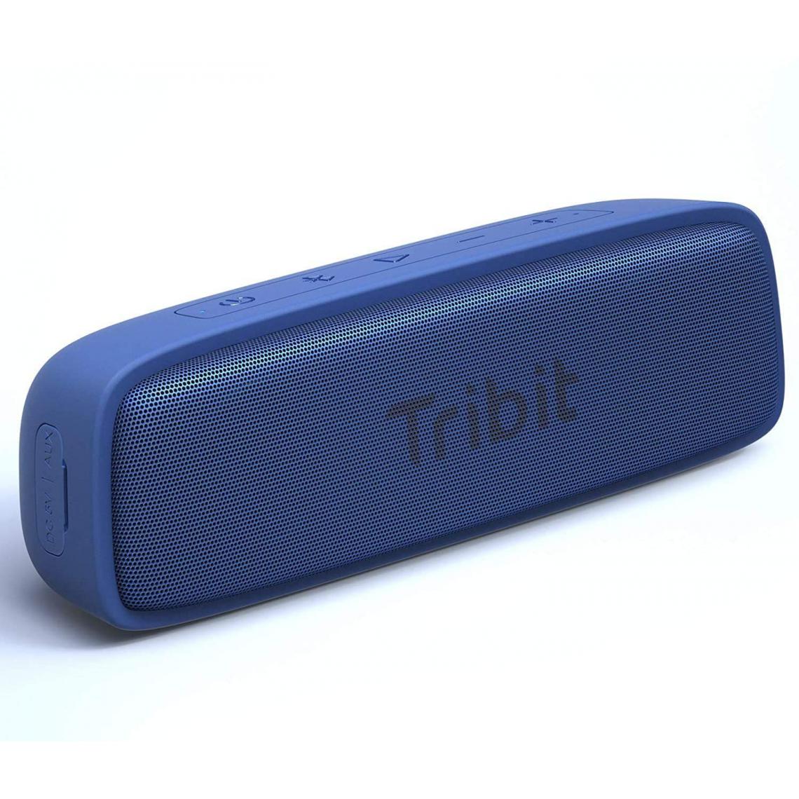 Chrono - Enceinte Bluetooth Tribit box Bluetooth portable avec stéréo, 12 W, Bluetooth 5.0, étanche IPX7, portée 30 mètres(Bleu) - Enceintes Hifi