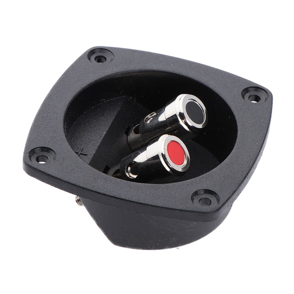 marque generique - boîte de mini haut-parleur borne connecteur à coupelle à ressort rond boîtier de caisson de basse 7 - Accessoires casque