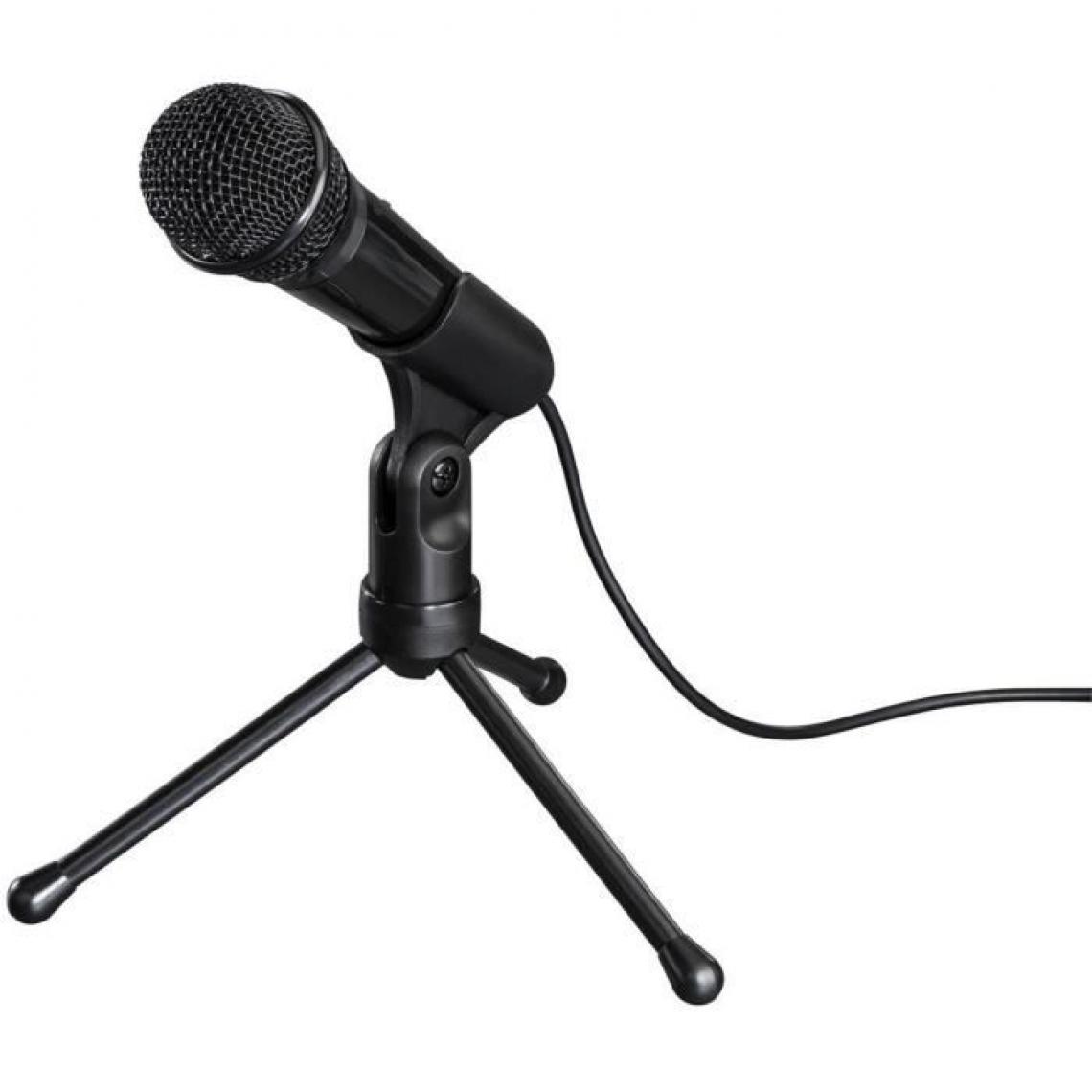 Hama - HAMA - Microphone Streaming + Mini-Trépied - MIC-P35 Allround - PC et PC Portable - Jack 3,5 mm (00139905) - Microphone PC