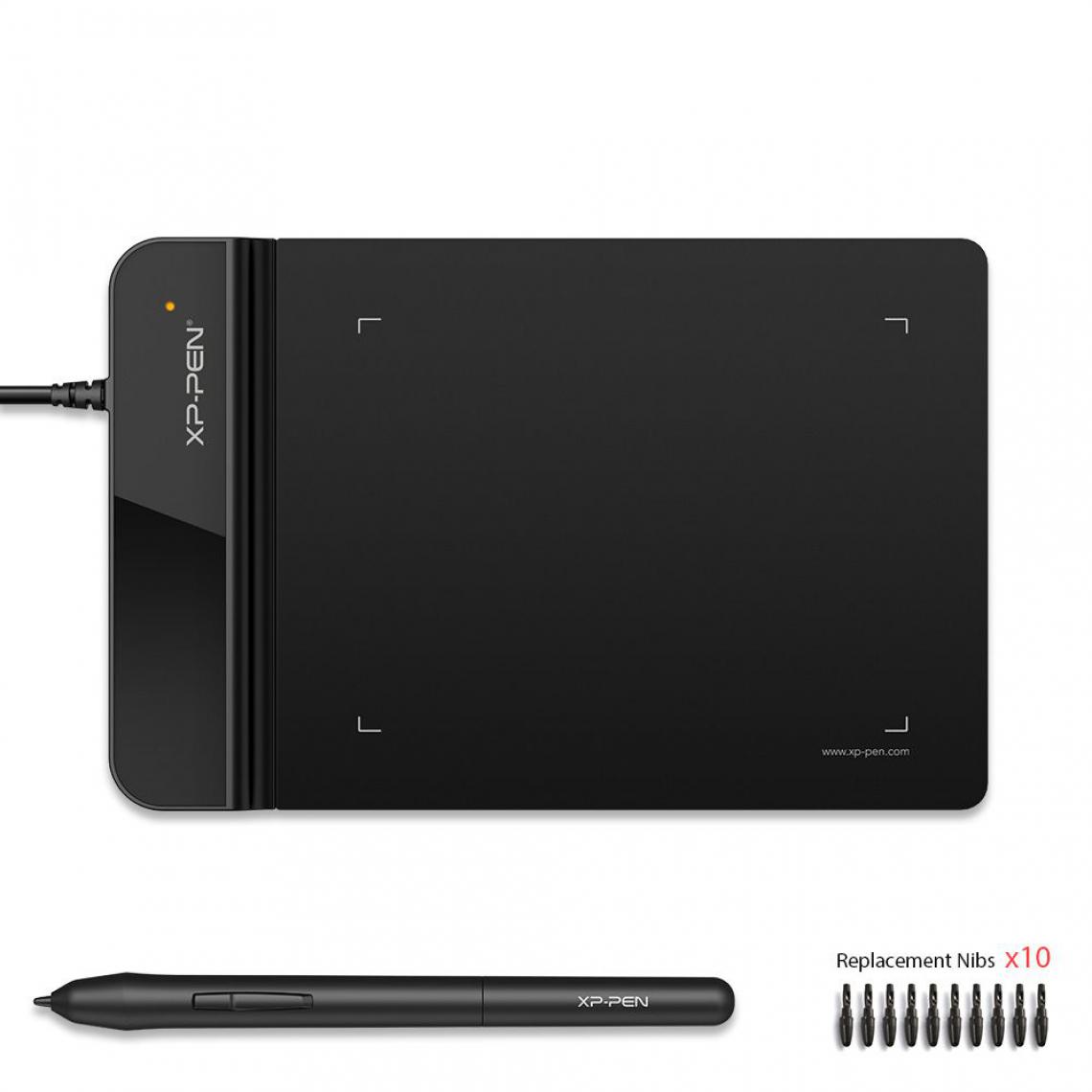 Generic - Tablette Graphique XP-Pen G430S Avec Stylet , 3 Pouces ,Compatible PC Window et Mac OS - Noir - Tablette Graphique