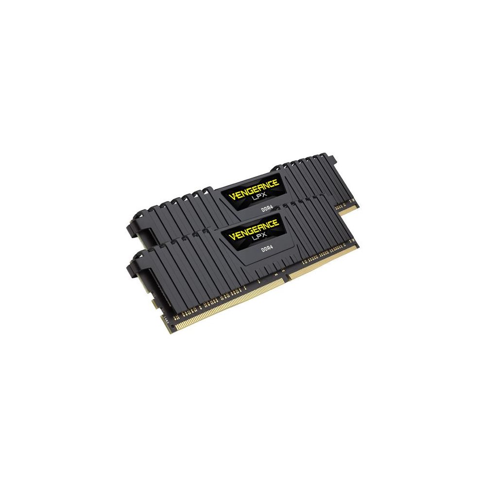 Corsair - Vengeance LPX Black 8 Go (2 x 4 Go) - DDR4 2666 MHz Cas 16 - RAM PC Fixe