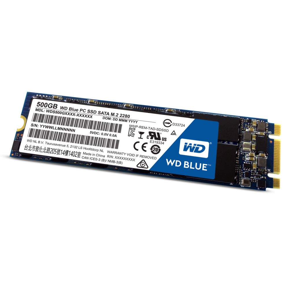 Western Digital - SSD interne WD Blue M.2 500 Go - SATA 6 Gbit/s 2,5"" - SSD Interne
