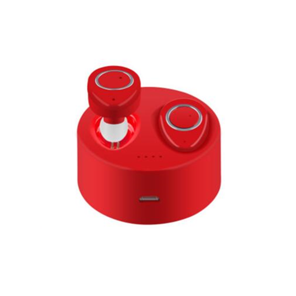 marque generique - YP Select True Wireless Bluetooth Headphones Invisible Earphone Stereo Music Headsets Multi-Point Connection 450Mah Charging Box-Rouge - Ecouteurs intra-auriculaires
