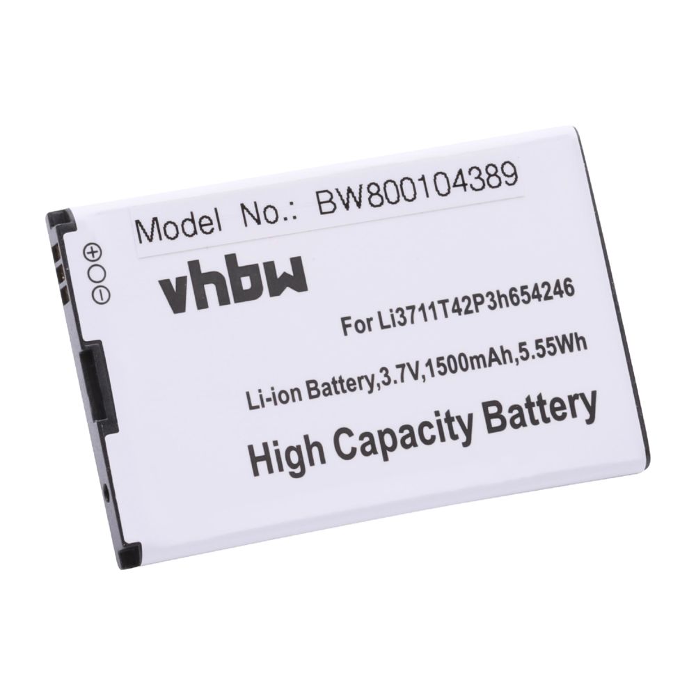 Vhbw - vhbw batterie 1500mAh pour Smartphone, téléphone, portable B-Mobile BT001W, WiFi, BM-MF30, MF30. - Batterie téléphone