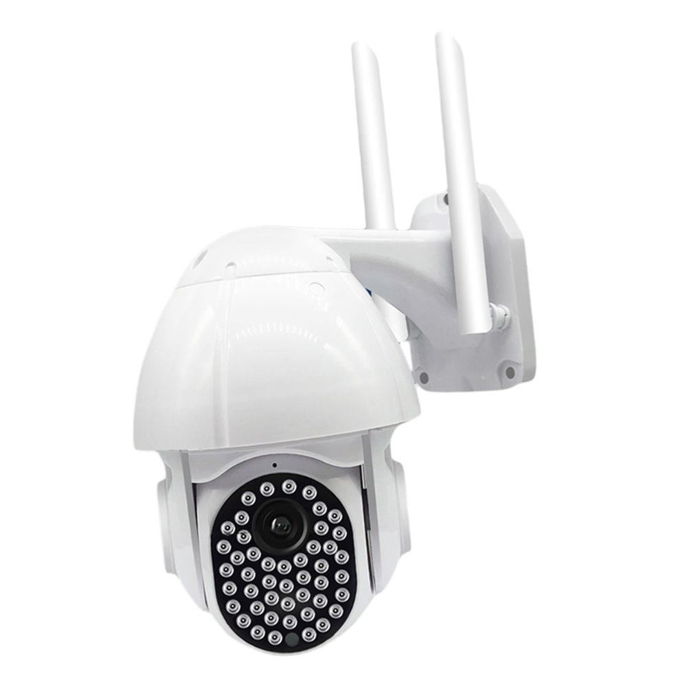 marque generique - Caméra De Sécurité Extérieure PTZ Wifi 1080P HD Caméra Sans Fil Smart Home Audio Bidirectionnel - Webcam