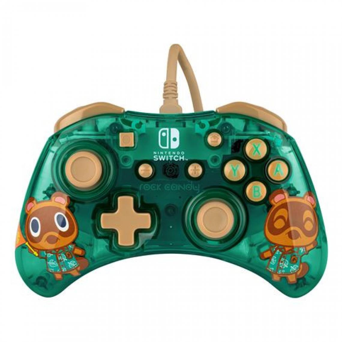 PDP - Manette gaming filaire pour Nintendo Switch Pdp Rock Candy Mini Animal Crossing - Joystick