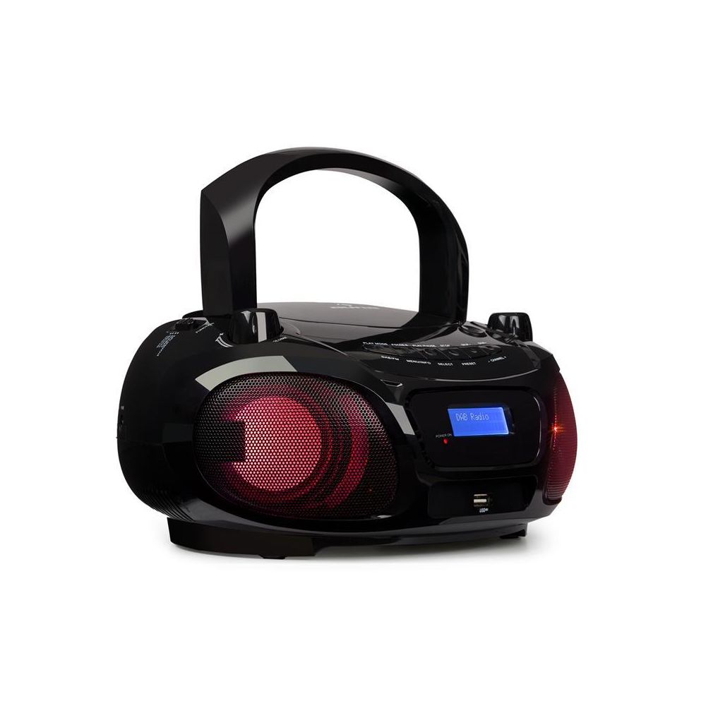 Auna - auna Roadie DAB Lecteur CD DAB/DAB+ FM USB Bluetooth effet disco LED - noir auna - Radio