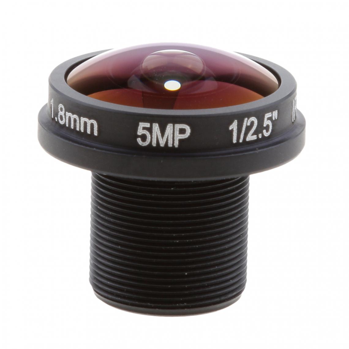 marque generique - 5MP HD Lentille De Sécurité Objectif 1.8 mm Fisheye Pour Vidéo Caméra De Surveillance - Objectif Photo