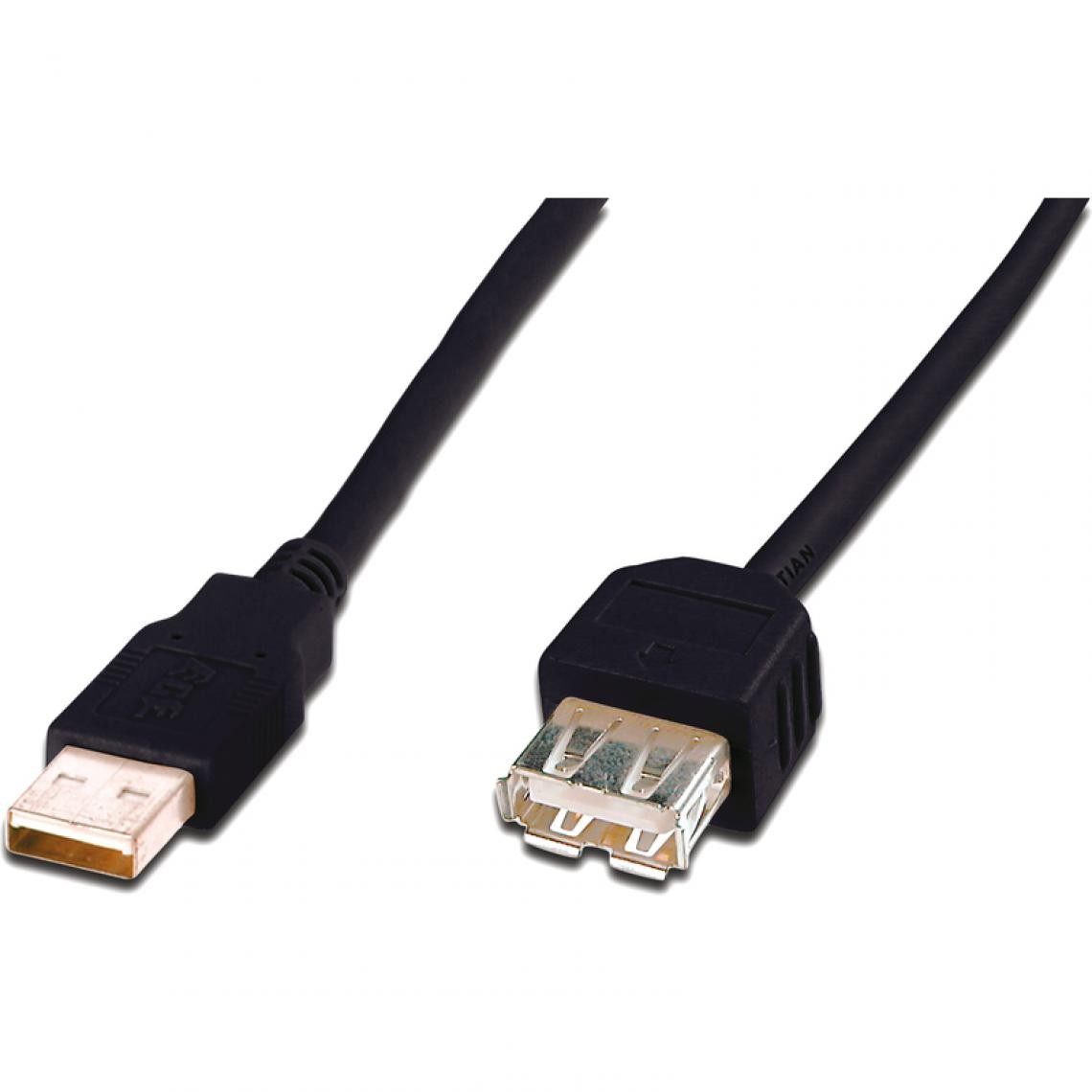 Digitus - DIGITUS Rallonge USB 2.0, 1,8 m () - Hub