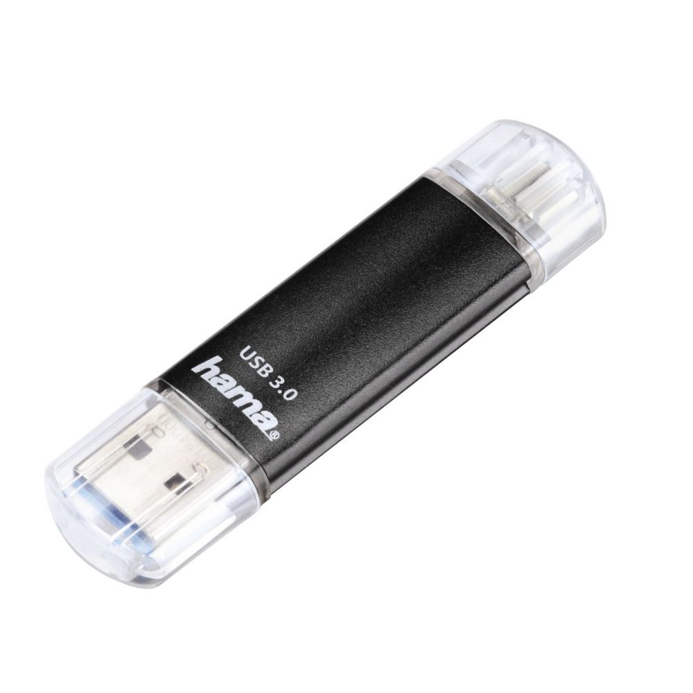 Hama - Hama Clé USB 3.0 ""Laeta Twin"", 16 GB, 40MB/s, noir - Clés USB