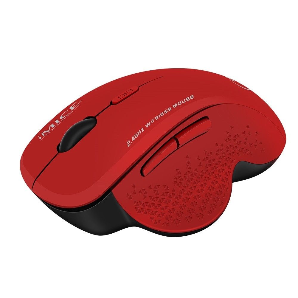 Wewoo - Souris sans fil G6 Wireless Mouse 2.4G Office de jeu à 6 boutons rouge - Souris