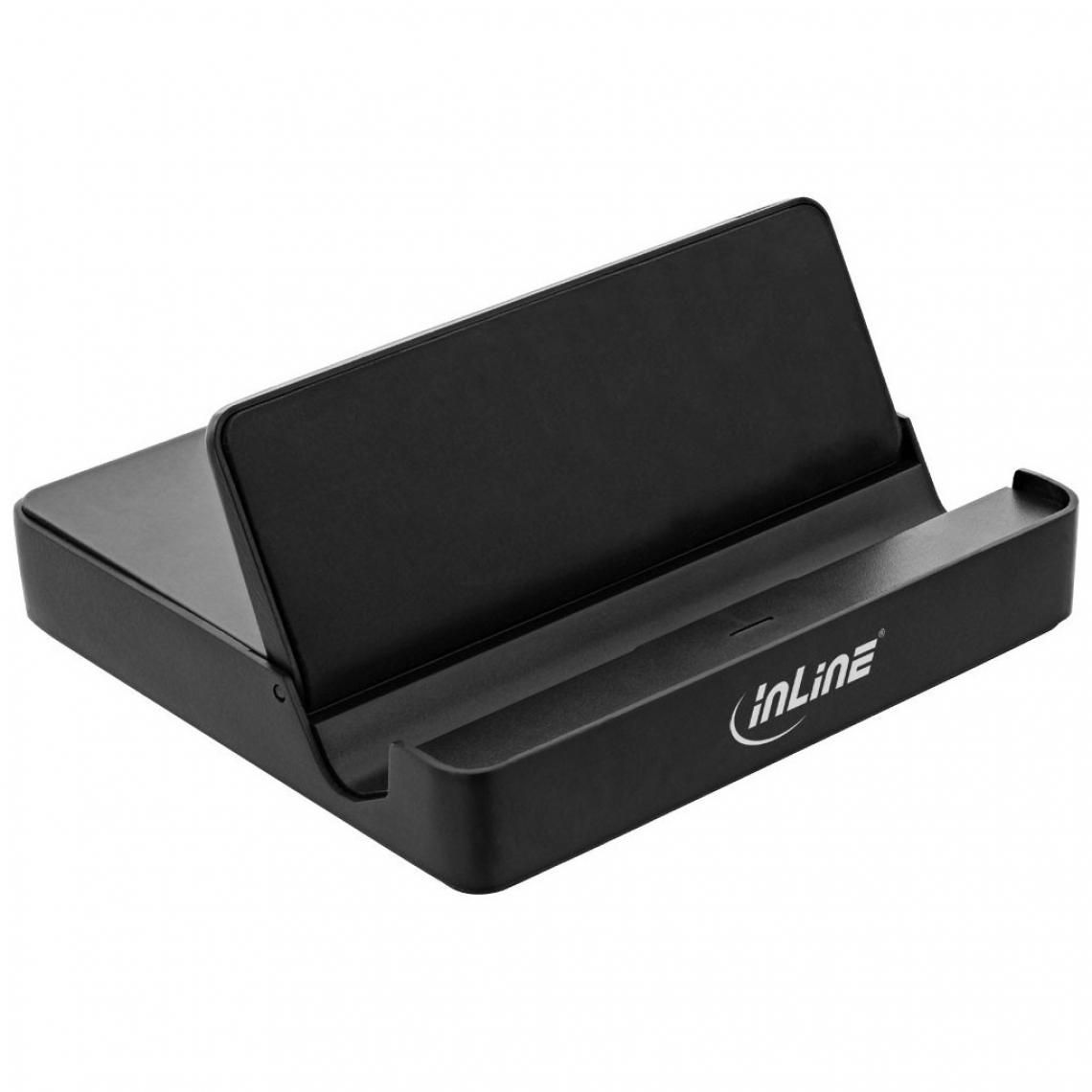 Inline - Mini station d'accueil InLine® USB Type-C, pour Samsung Galaxy S8, avec PD, support de tablette, USB 3.0, HDMI - Carte Graphique NVIDIA