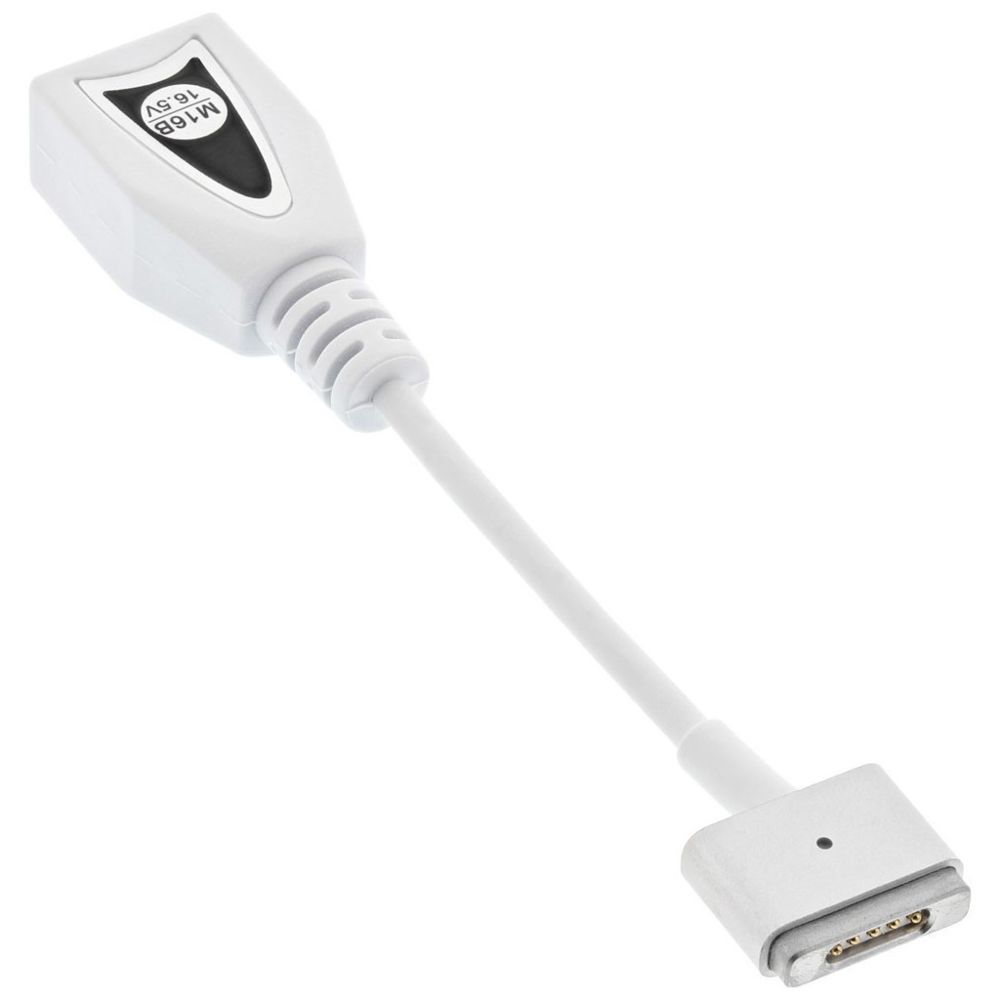 Inline - Bloc d'alimentation Inline® pour notebook TIP M16B (16,5 V), pour Apple Magsafe2, MacBook Pro Retina, 90W / 120W, blanc - Alimentation non modulaire