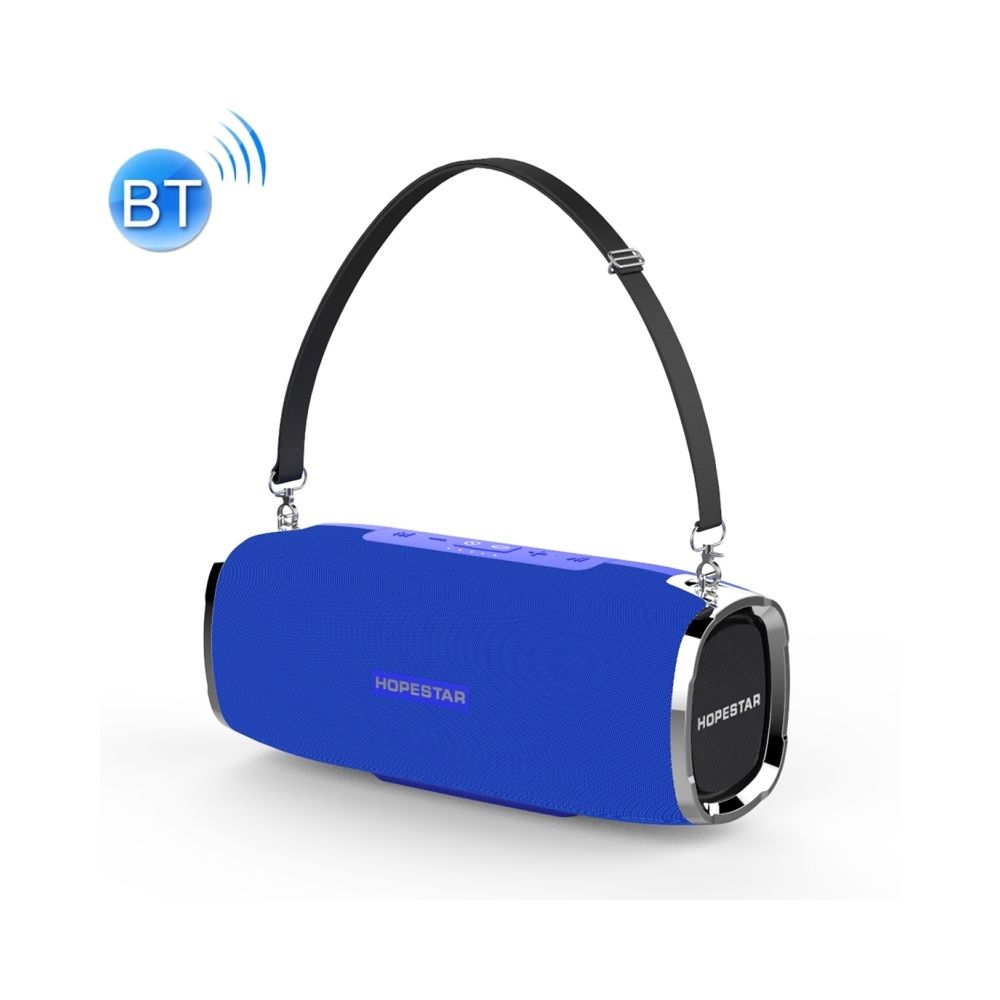 Wewoo - Enceinte Bluetooth étanche bleu Mini Portable Sans Fil Haut-Parleur, Micro Intégré, Soutien AUX / Main Appel Gratuit / FM / TF - Enceintes Hifi
