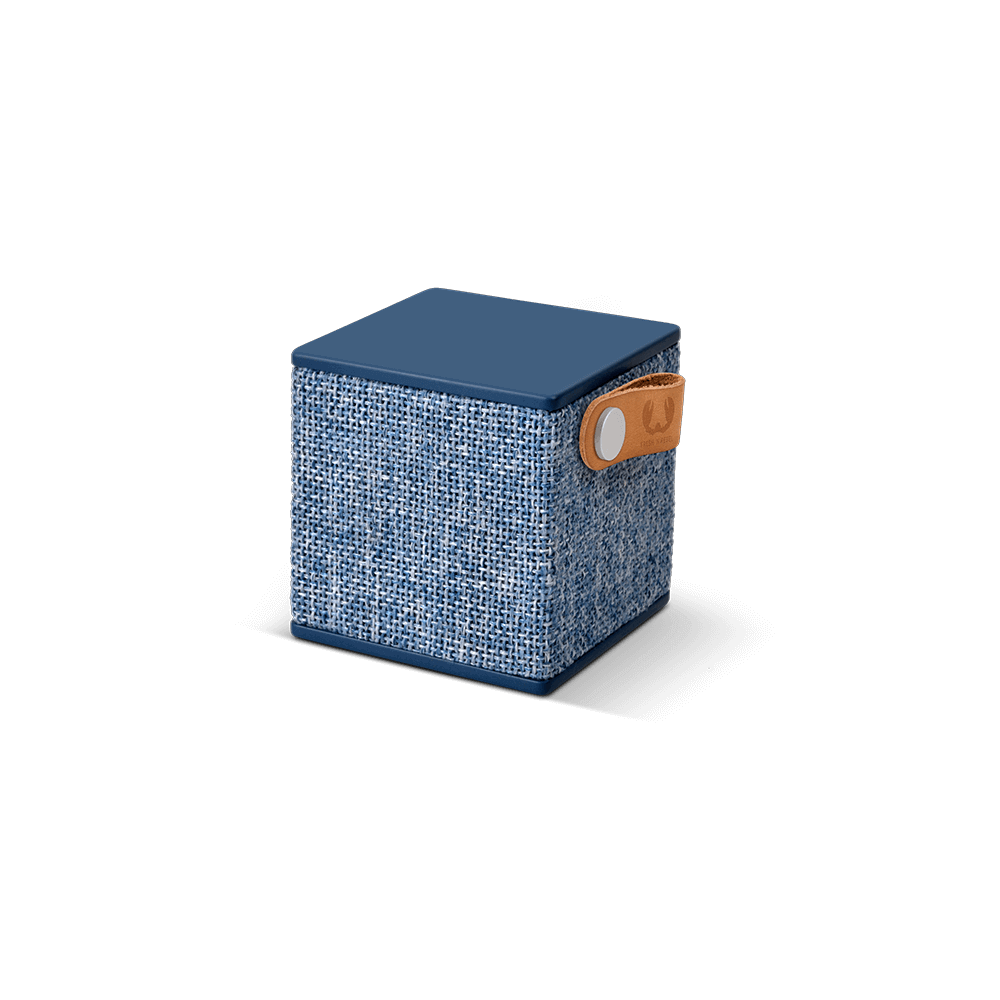 Fresh'N Rebel - Rockbox Cube Fabriq Bleu indigo - Enceinte Bluetooth - Enceintes Hifi