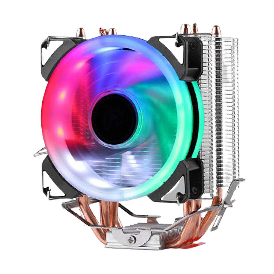 marque generique - Ventilateurs RVB à Double Tour De Refroidissement CPU Cooler Pour Ventilateurs AMD Intel Dual Tower 3 - Grille ventilateur PC