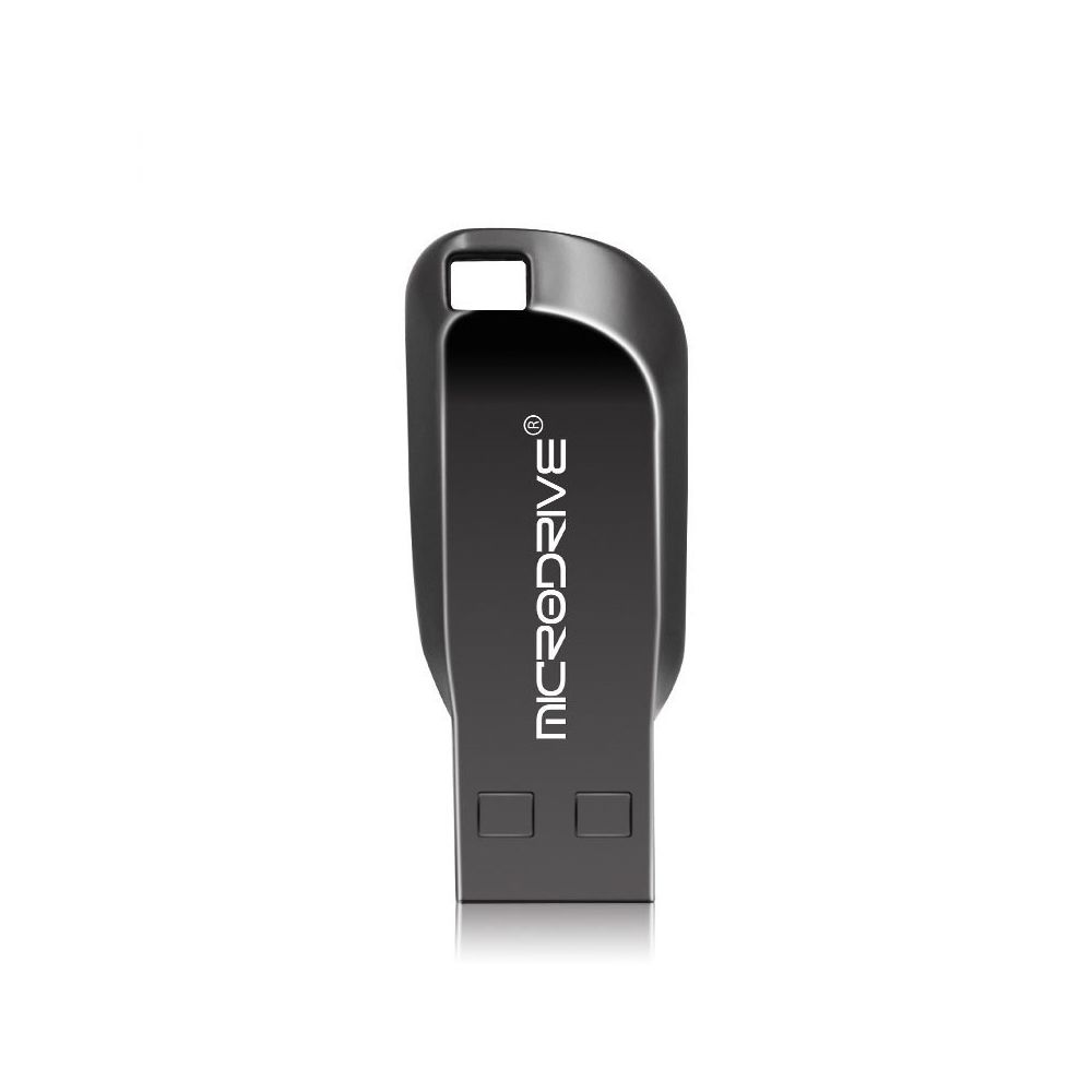 Wewoo - Clé USB MicroDrive 8 Go USB 2.0 Creative Rotate Metal U Disk Noir - Clés USB
