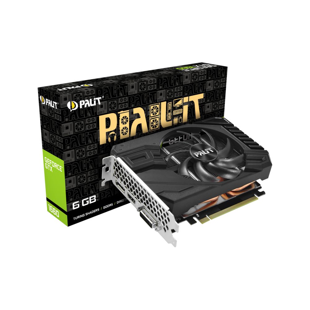 Palit - Geforce GTX 1660 - STORMX - 6 Go - Carte Graphique NVIDIA