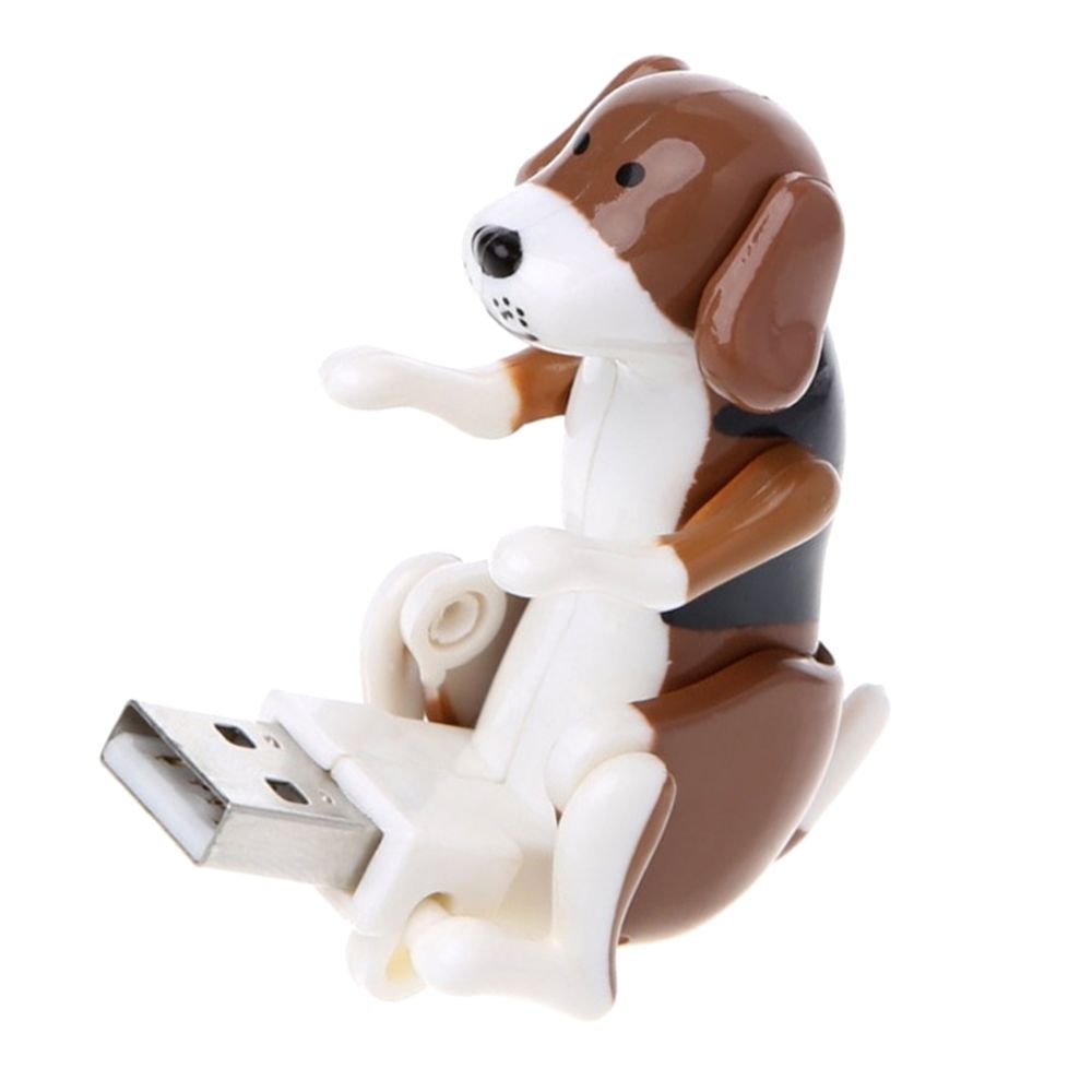 marque generique - Jouet usb soulager la pression pour employé de bureau dessin animé usb chien flash drive blanc brun - Clés USB