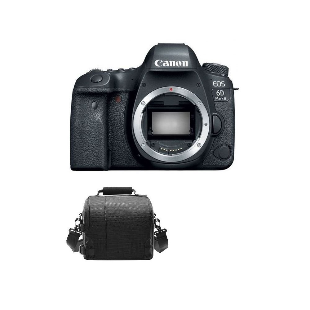 Canon - CANON EOS 6D II Body + camera Bag - Reflex Grand Public