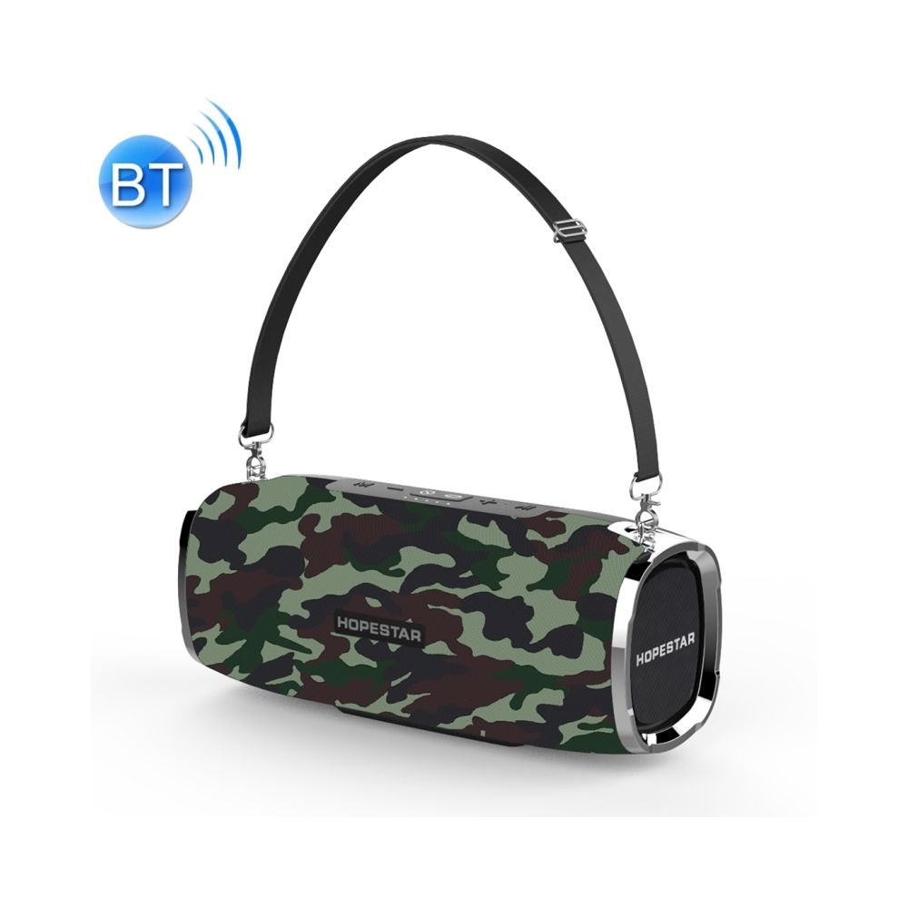 Wewoo - Enceinte Bluetooth étanche vert armée Mini Portable Sans Fil Haut-Parleur, Micro Intégré, Soutien AUX / Main Appel Gratuit / FM / TF - Enceintes Hifi