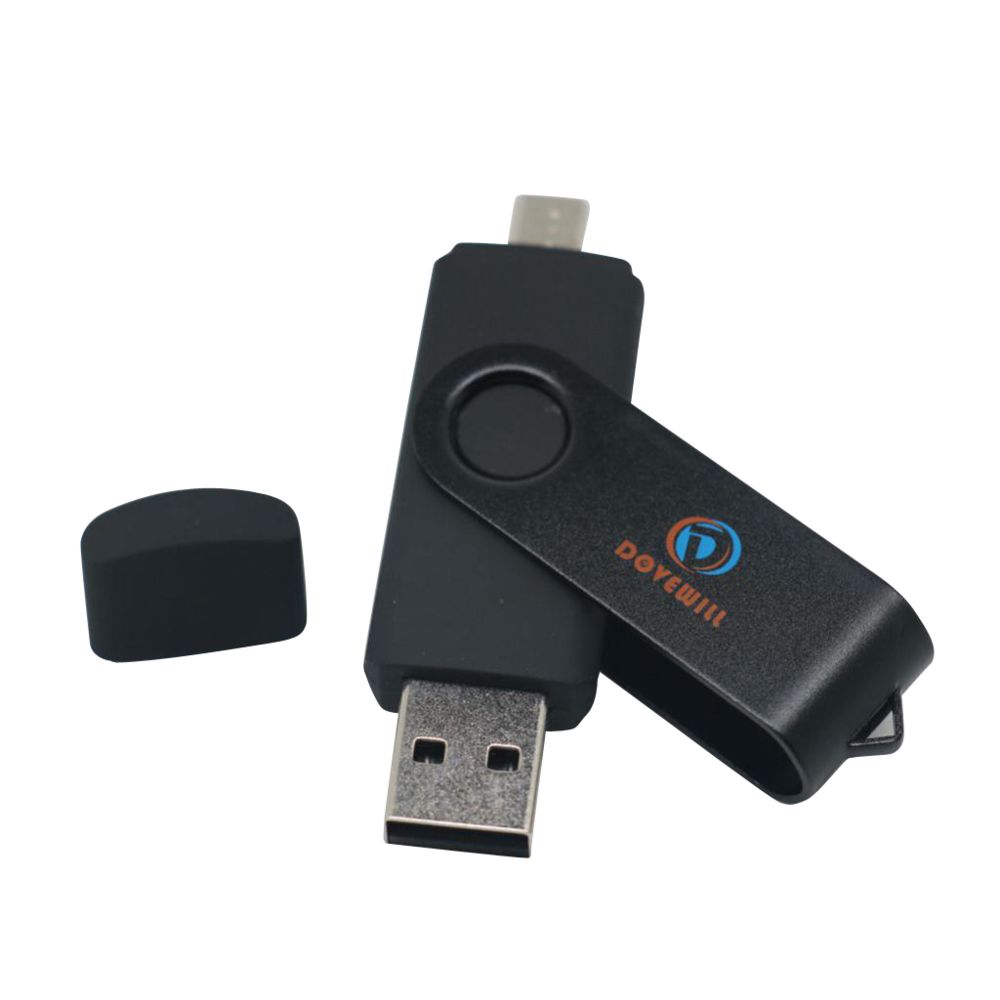 marque generique - Dovewill usb 2.0 mémoire clé stick pen drive stockage pouce u disque noir 16gb - Clés USB