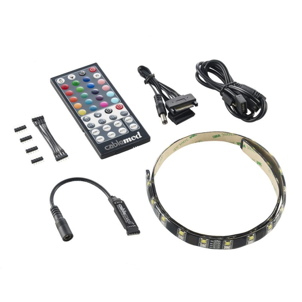 Cablemod - WideBeam™ Hybrid LED Kit 60cm - RGB/W - Câble tuning PC