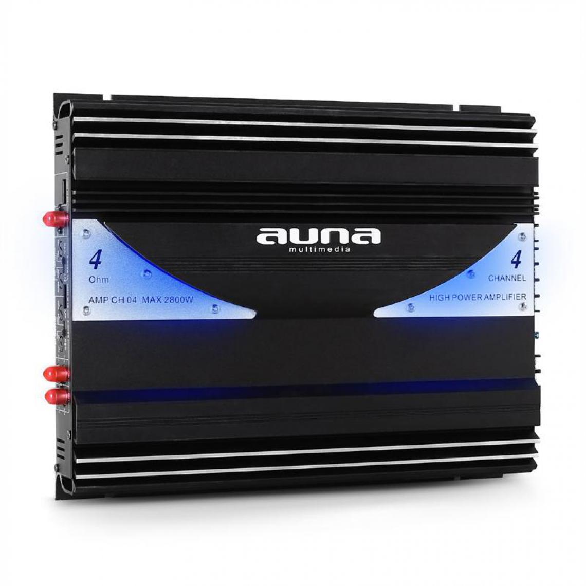 Auna - Auna ampli auto car 4 3 2 canaux bridgeable sono 2800W Auna - Ampli