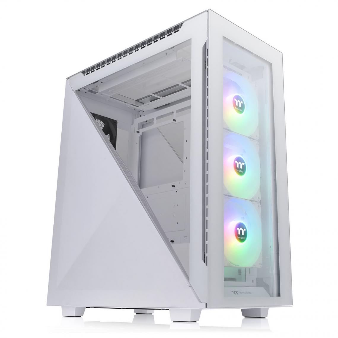 Thermaltake - Divider 500 TG Snow ARGB White - Boitier PC