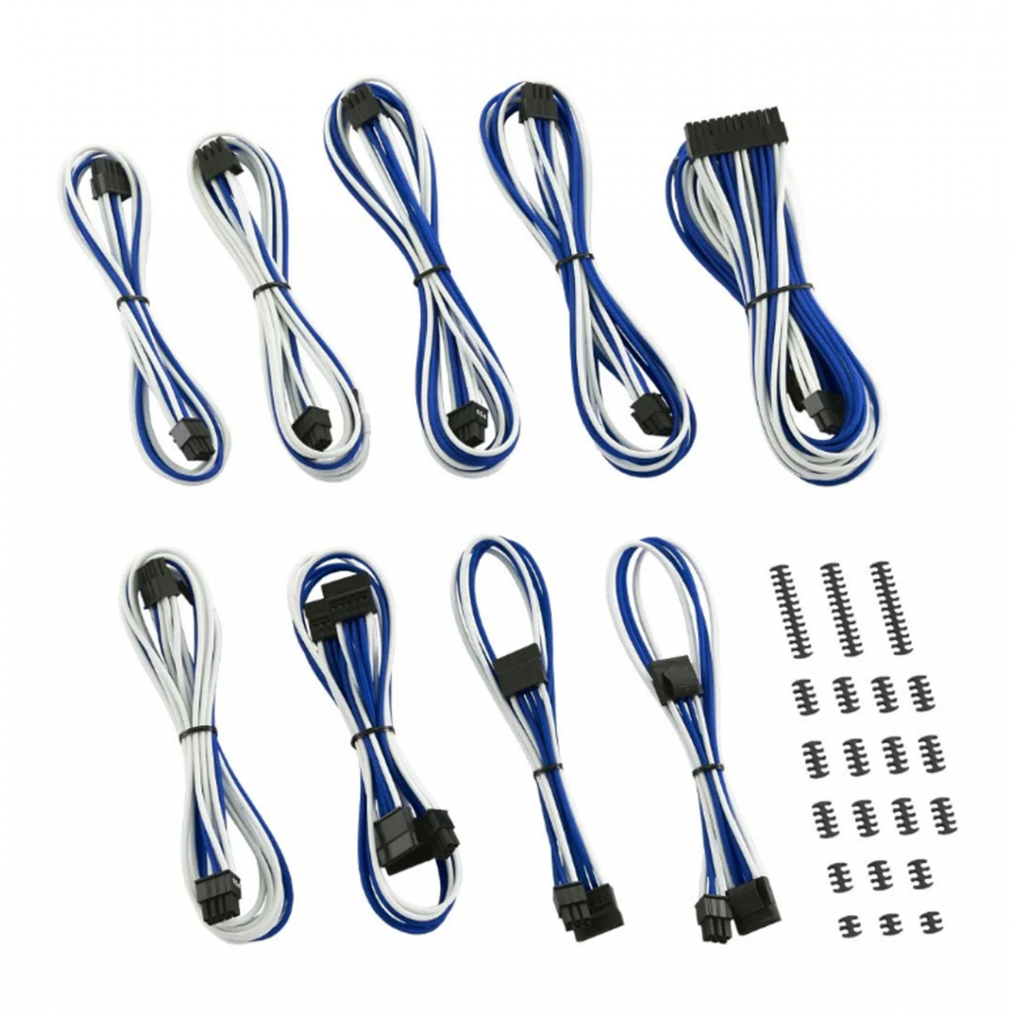 Cablemod - CableMod Classic ModMesh C-Series Cable Kit Corsair RMi & RMx - Bleu / Blanc - Accessoires alimentation