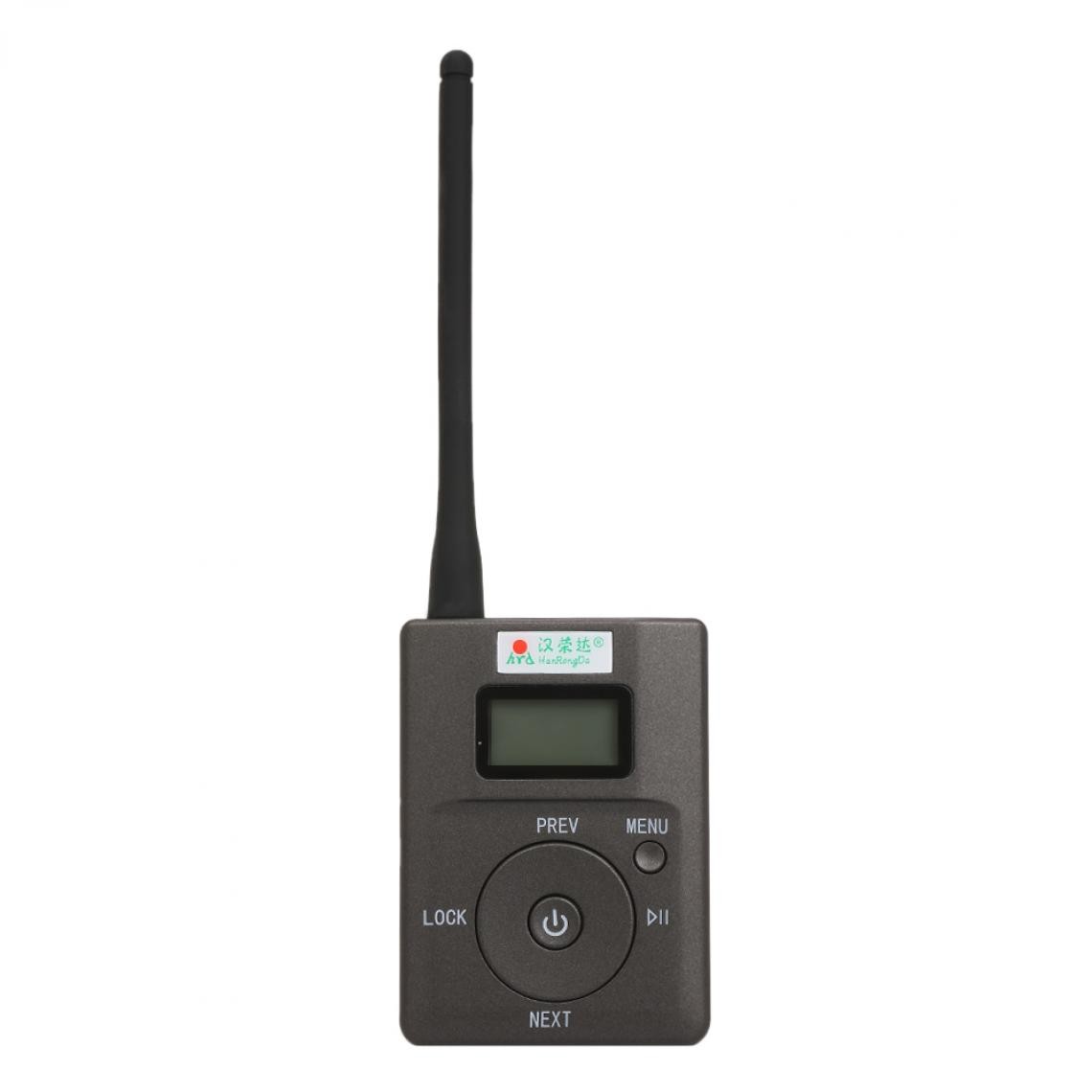 Universal - Hanrongda HDR 831 Portable Stéréo Digital FM Transmitter Mini FM Radio Broadcast Microphone Audio Transmitter TF Card Slot(Le noir) - Radio