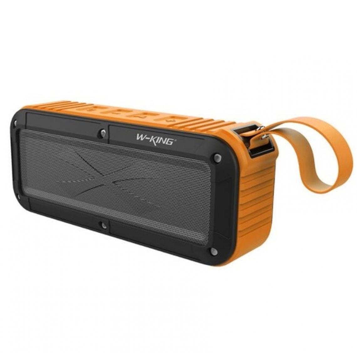 Wewoo - Enceinte Bluetooth étanche S20 Loundspeakers IPX6 Haut-parleur portable NFC pour extérieur / Douche / Vélo Radio FM Orange - Enceintes Hifi