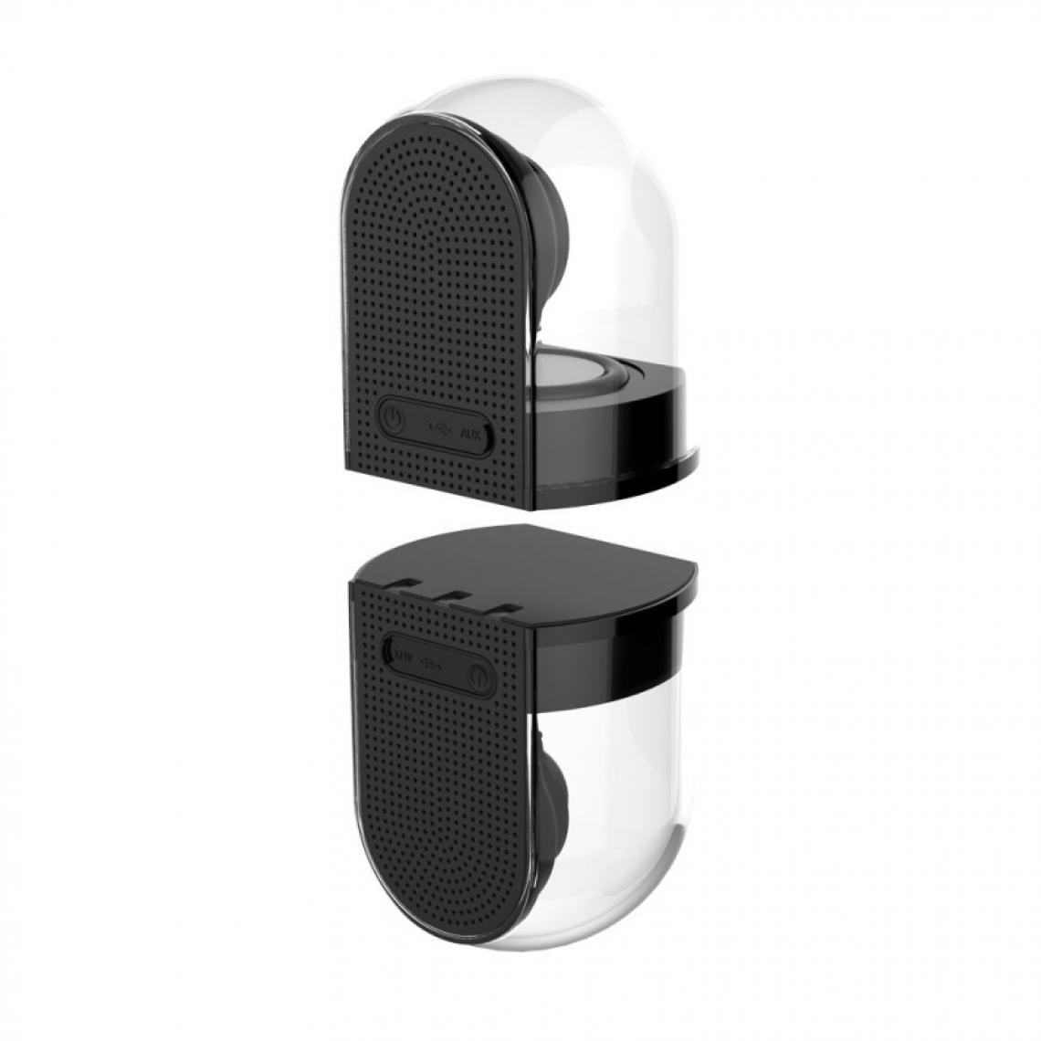 Wewoo - Enceinte Bluetooth True 3D TWS Haut-parleur HiFi Surround stéréo sans fil avec complètement transparent - Enceintes Hifi